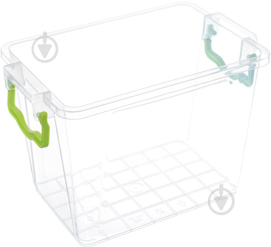 Контейнер для зберігання Ал-Пластик прозорий №13 (харчовий пластик) 153x141x210 мм - фото 3