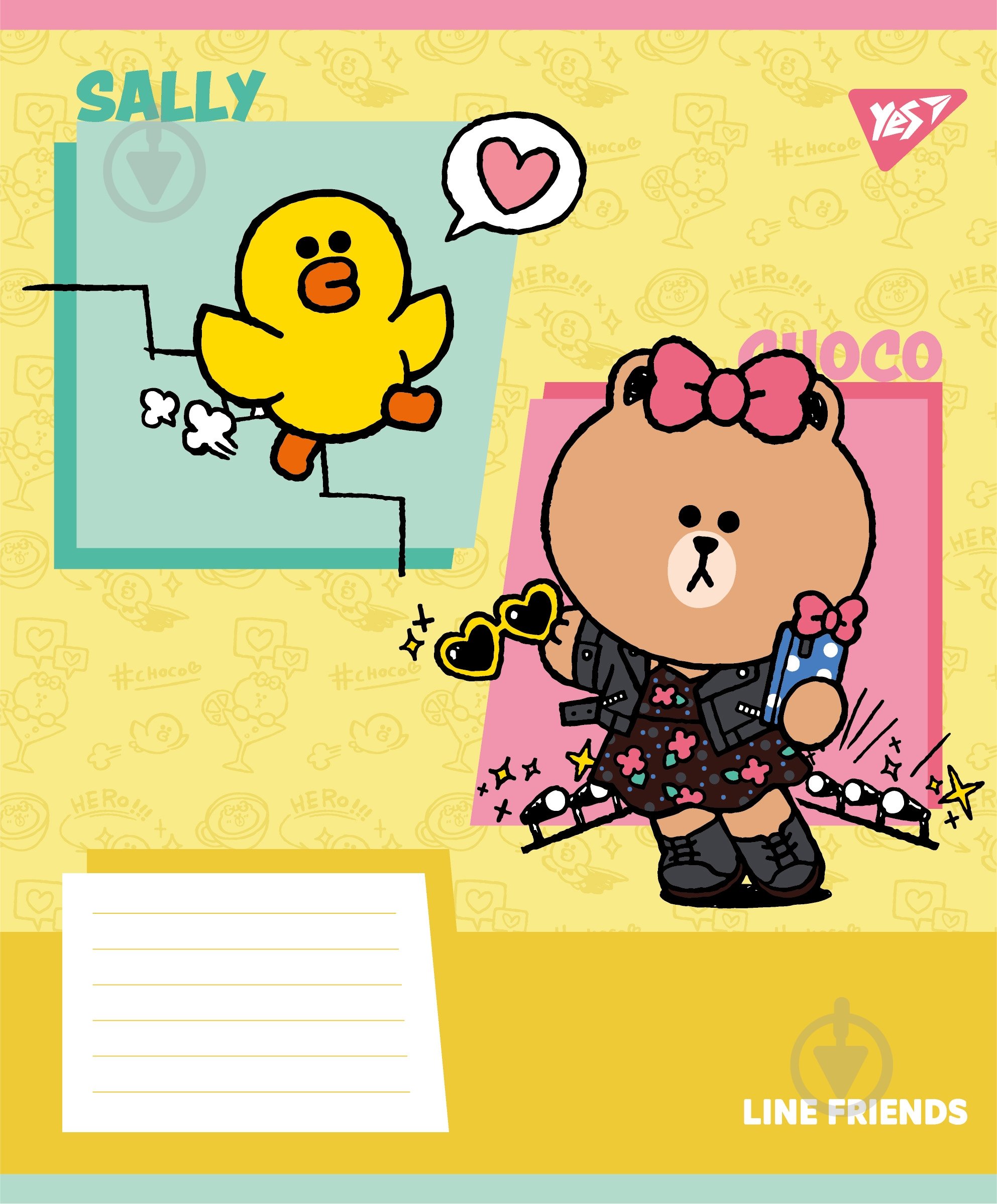 Зошит шкільний Line Friends Funny А5 12 аркушів у лінійку YES - фото 2 Зошит шкільний Line Friends Funny А5 12 аркушів у лінійку YES - фото 2