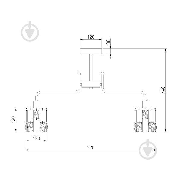 Люстра потолочная Strotskis Scoppio 8x60 Вт E14 хром 10101/8 - фото 6 Люстра потолочная Strotskis Scoppio 8x60 Вт E14 хром 10101/8 - фото 6
