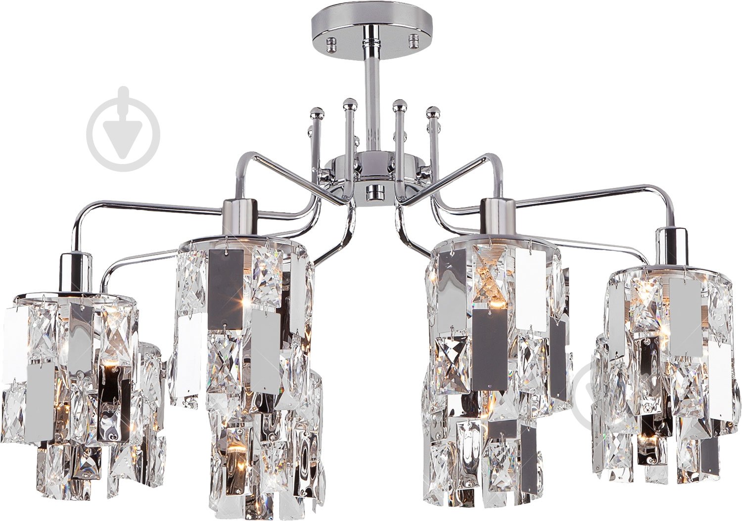 Люстра потолочная Strotskis Scoppio 8x60 Вт E14 хром 10101/8 - фото 1 Люстра потолочная Strotskis Scoppio 8x60 Вт E14 хром 10101/8 - фото 1