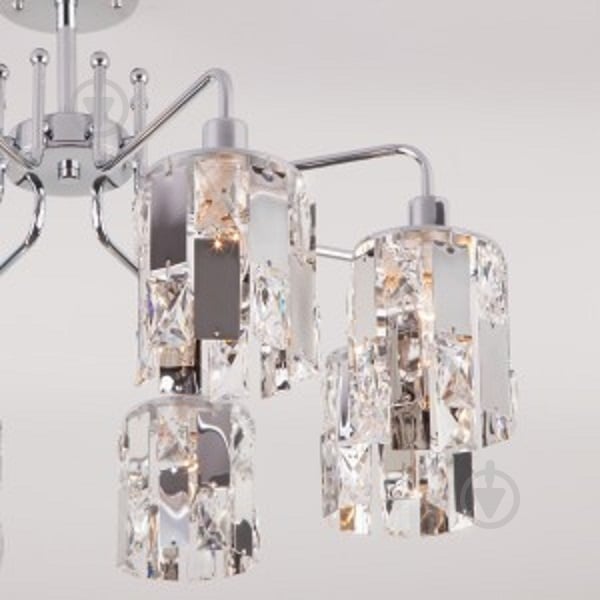 Люстра потолочная Strotskis Scoppio 8x60 Вт E14 хром 10101/8 - фото 3 Люстра потолочная Strotskis Scoppio 8x60 Вт E14 хром 10101/8 - фото 3