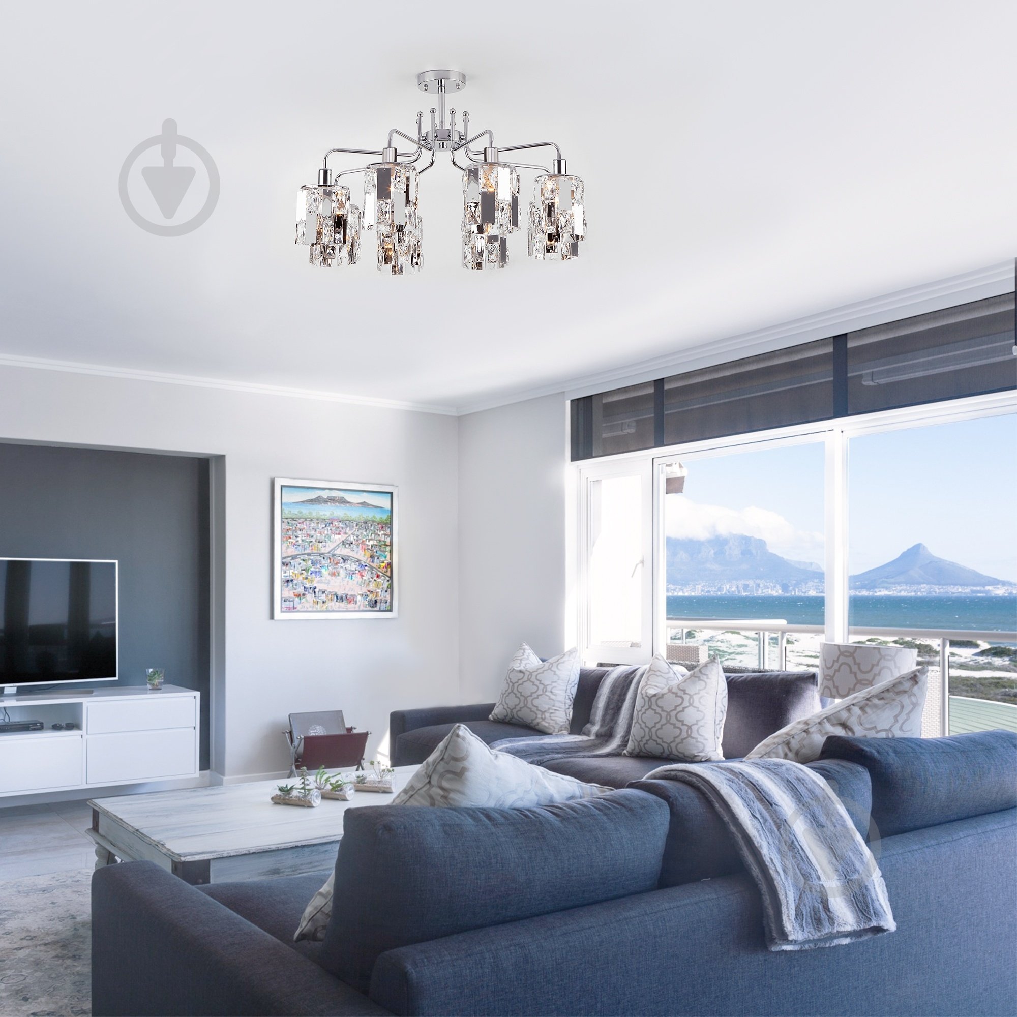 Люстра потолочная Strotskis Scoppio 8x60 Вт E14 хром 10101/8 - фото 7 Люстра потолочная Strotskis Scoppio 8x60 Вт E14 хром 10101/8 - фото 7