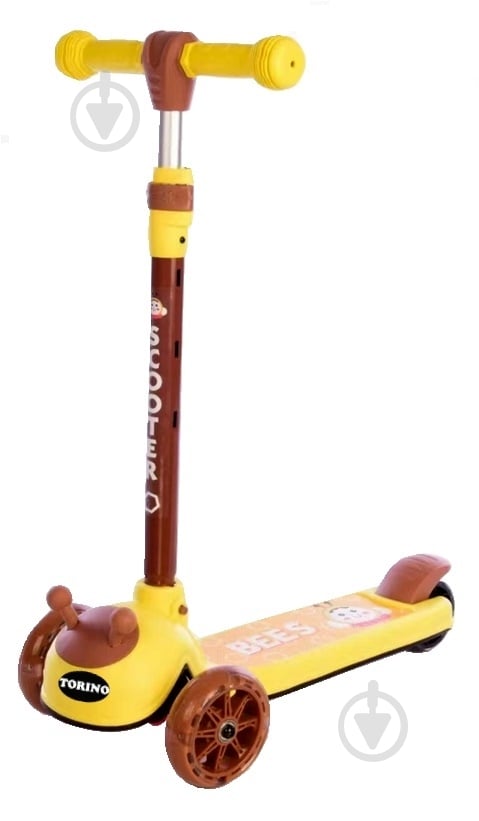 Самокат TORINO желтый TSFL-009 - фото 1