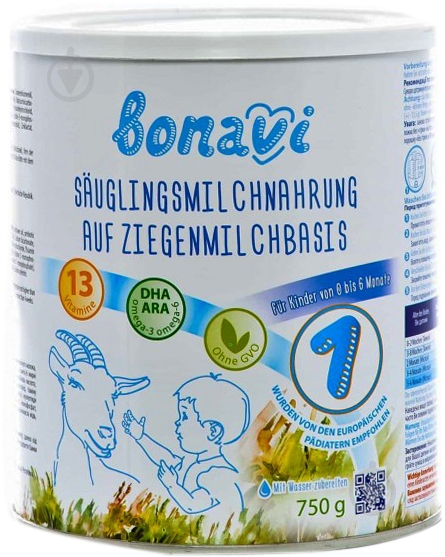 Сухая молочная смесь Bonavi № 1 750 г 8594003328466 - фото 1 Сухая молочная смесь Bonavi № 1 750 г 8594003328466 - фото 1