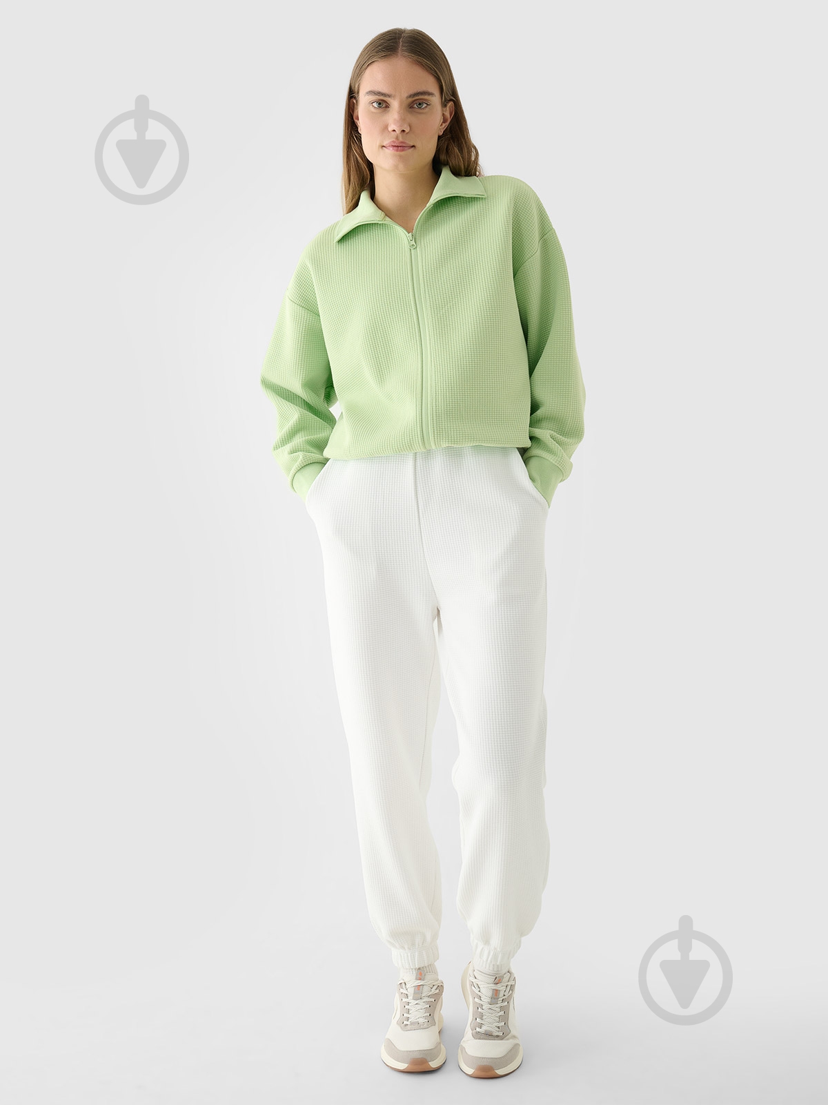 Джемпер 4F 4FRAW24TTROM1173-20S р. S зеленый - фото 4