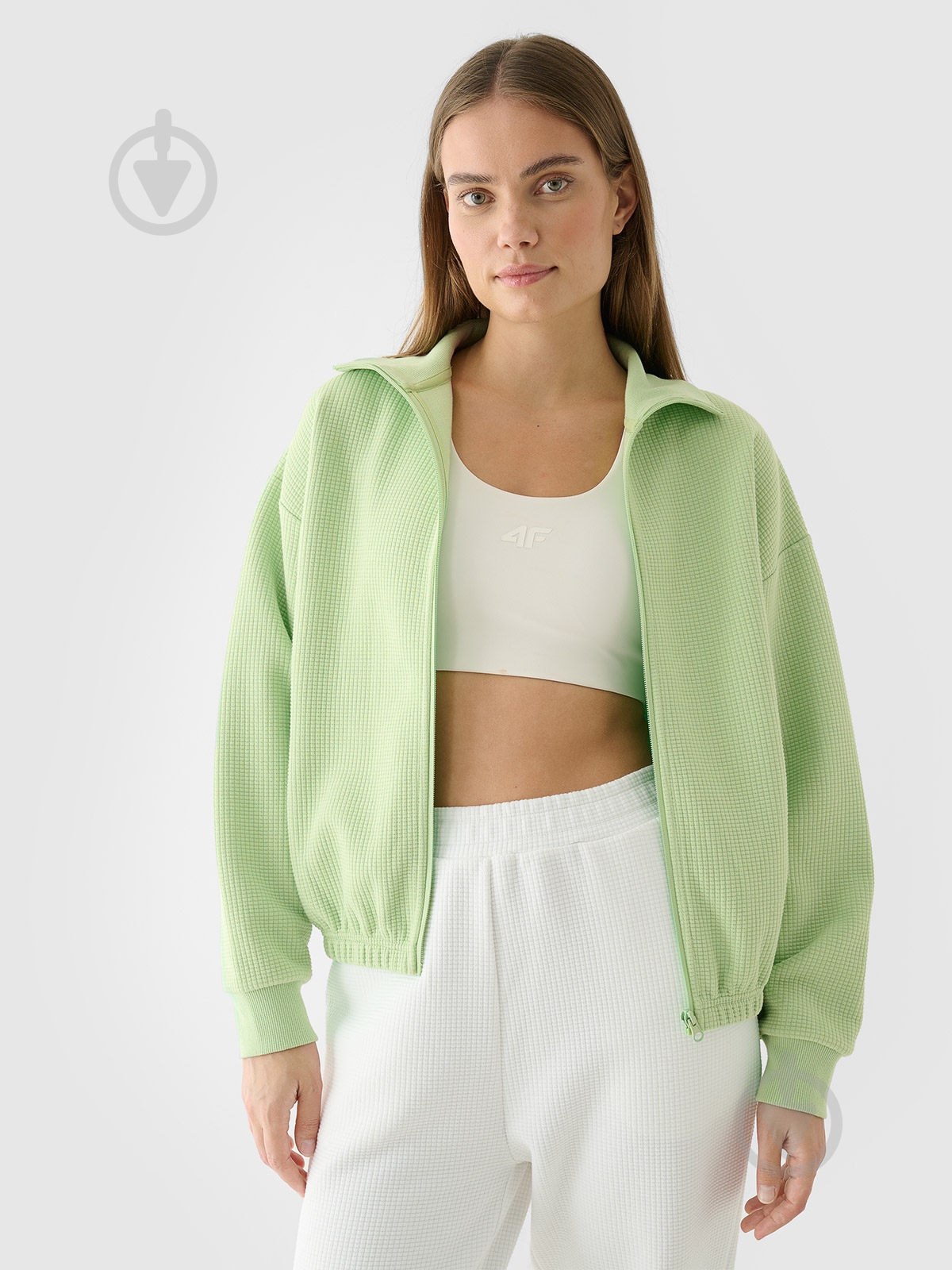 Джемпер 4F 4FRAW24TTROM1173-20S р. S зеленый - фото 3