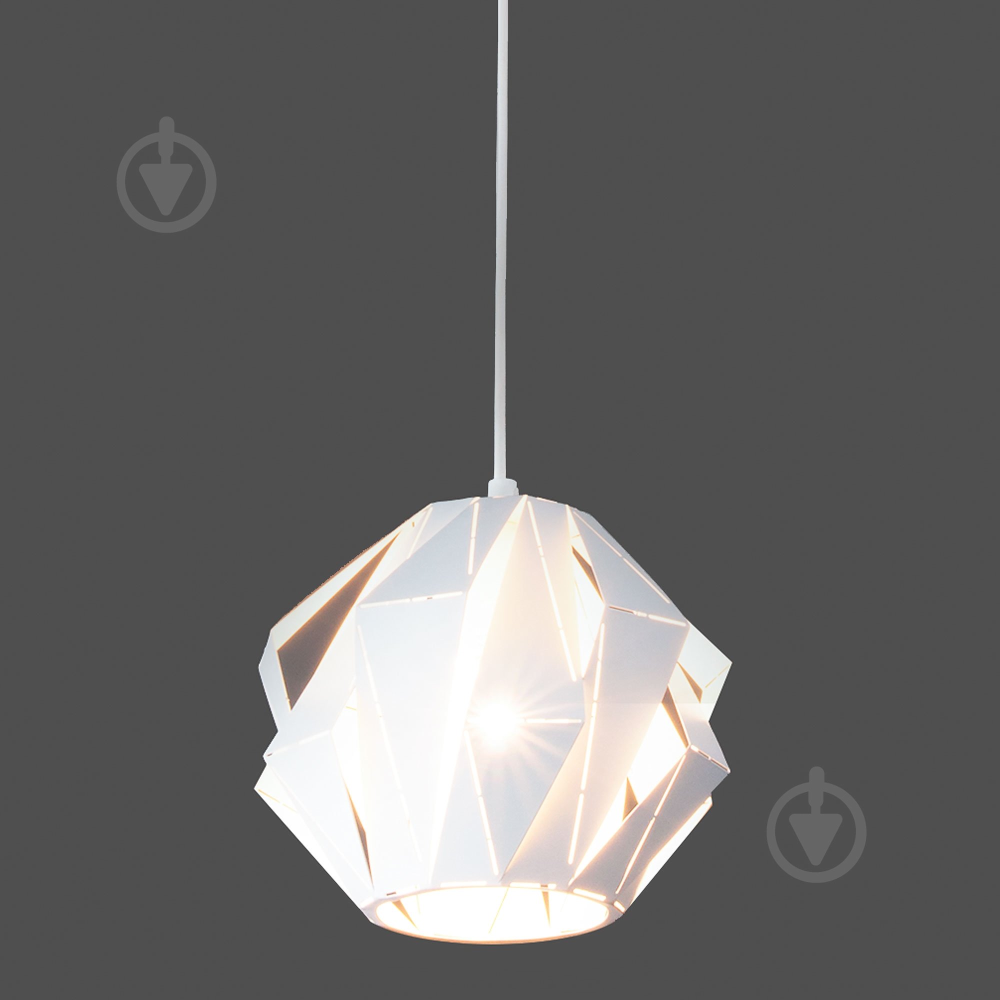 Підвіс Strotskis Moire Long 1x40 Вт E27 білий 50157/1 - фото 2