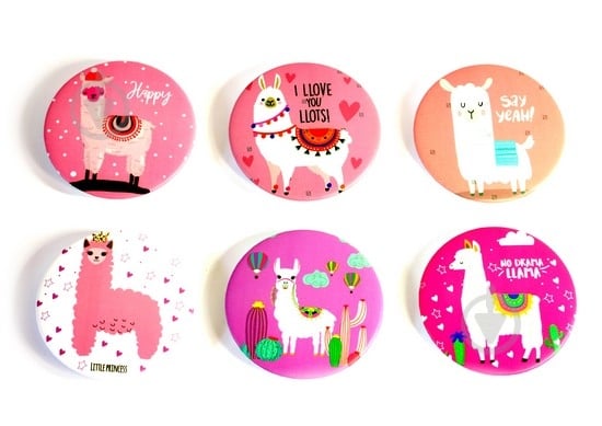 Зеркало косметическое Лама в ассортименте - фото 1