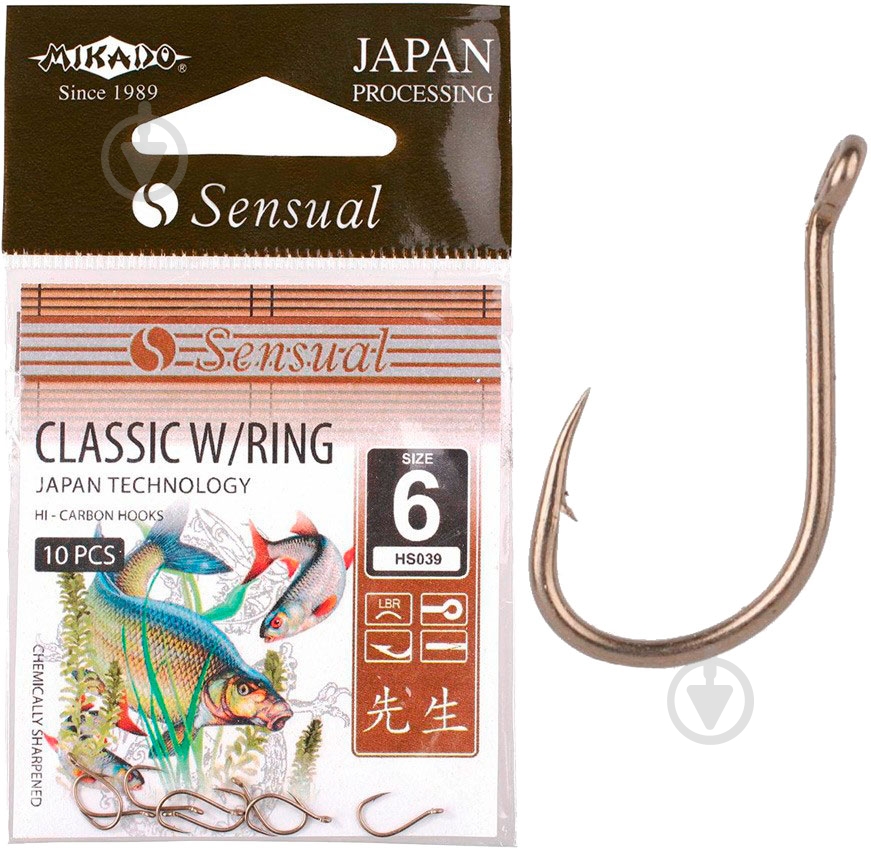 Крючок Mikado bronze №12 10 шт. Sensual Classic - фото 1