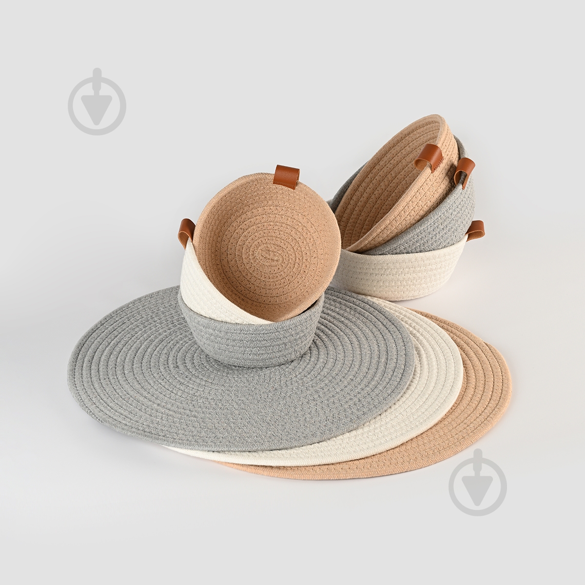 Корзинка плетеная TH-33 S White МВМ - фото 10