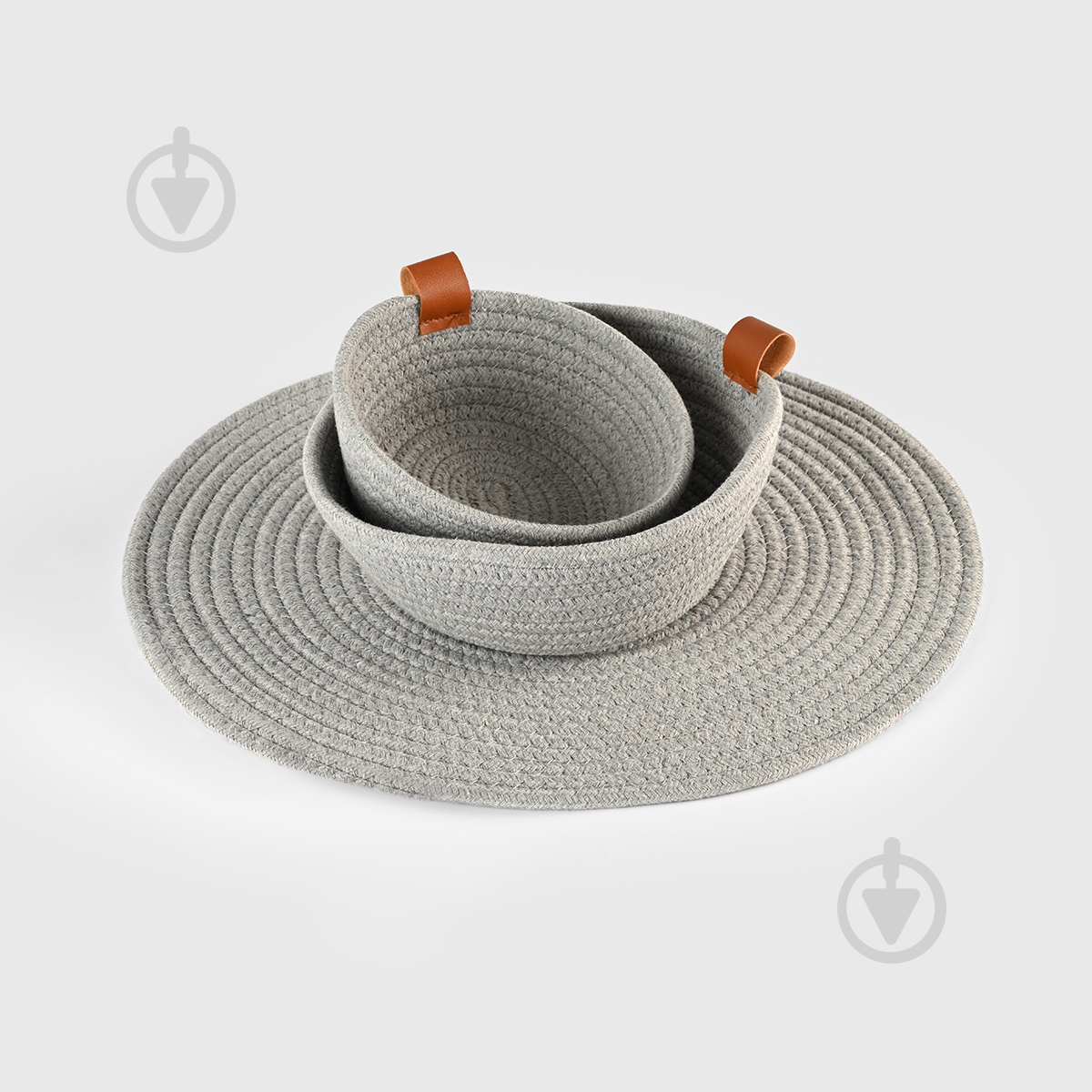 Корзинка плетеная TH-33 S Gray МВМ - фото 8