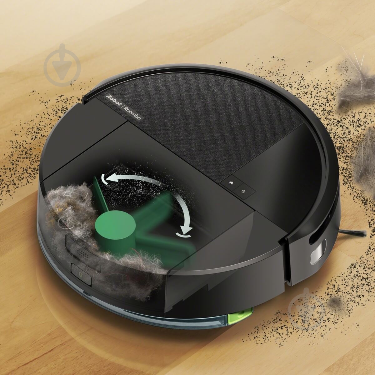 Робот-пылесос моющий iRobot Combo Dust Compactor 205 black - фото 1
