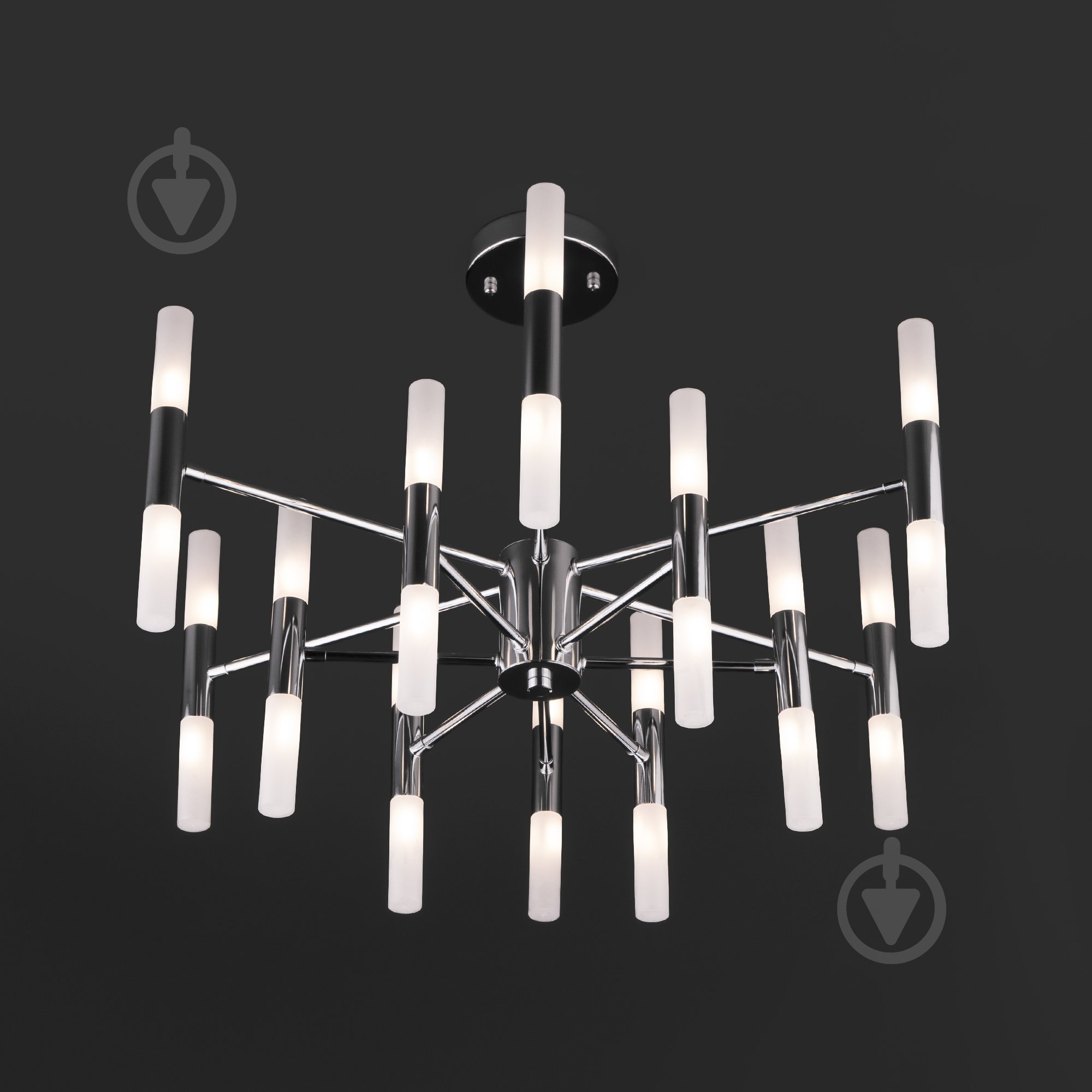 Люстра потолочная Strotskis Bastone 24x3 Вт G4 хром 549 - фото 2