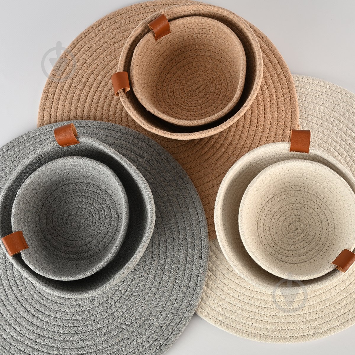 Корзинка плетеная TH-33 S Beige МВМ - фото 6