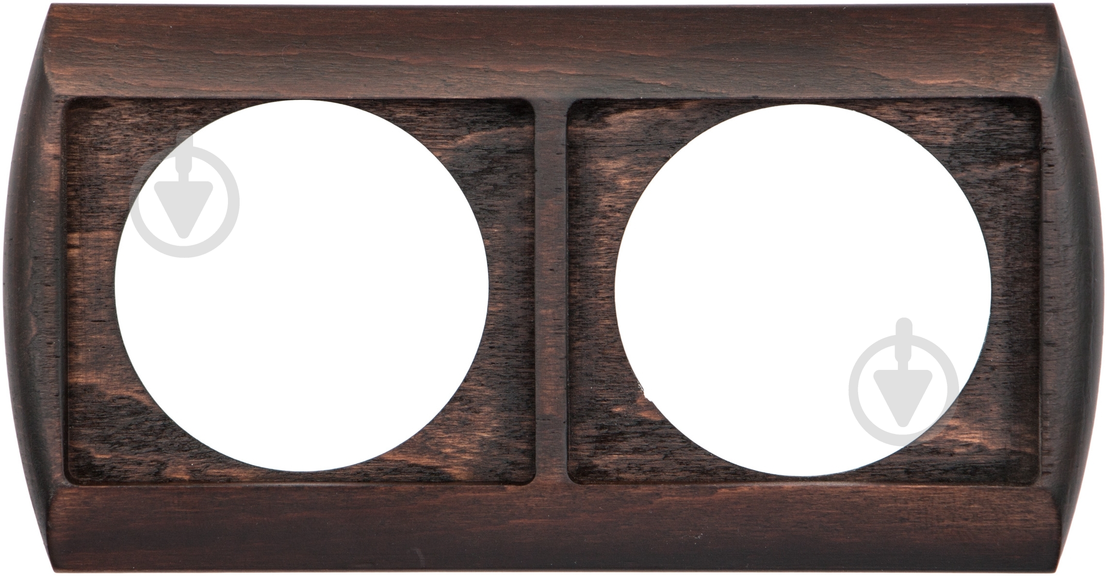 Рамка двухместная Abex Nova горизонтальная тик RA-2NN - фото 1