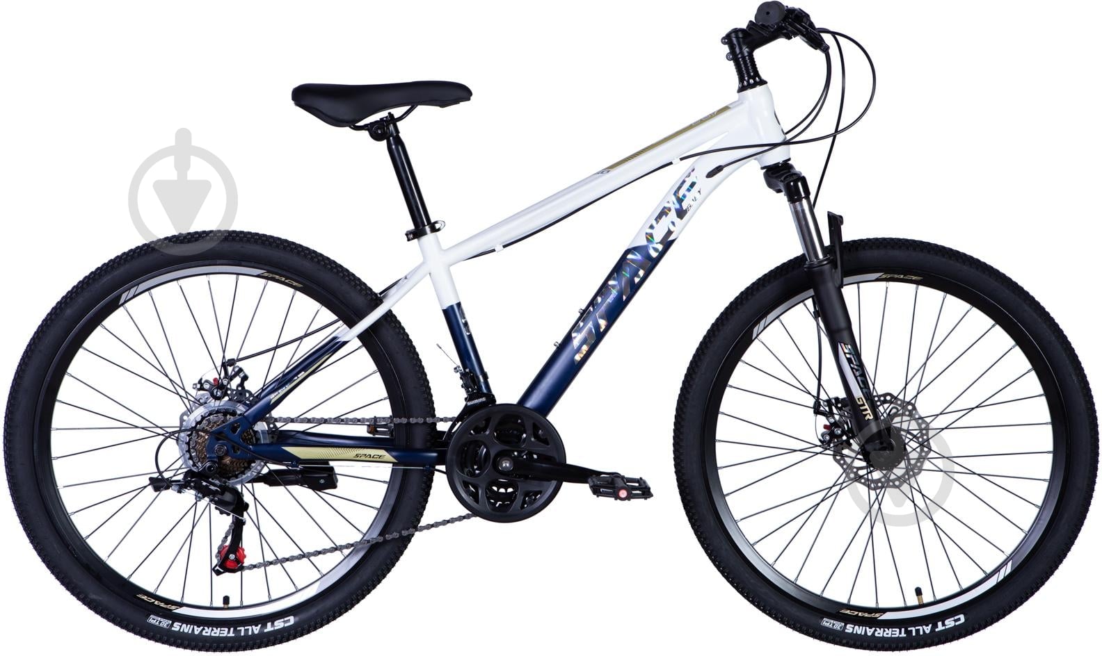 Велосипед Space 26" 15"(38 см) MARS DD FR OPS-SP-26-017 біло-синій - фото 1 Велосипед Space 26" 15"(38 см) MARS DD FR OPS-SP-26-017 біло-синій - фото 1