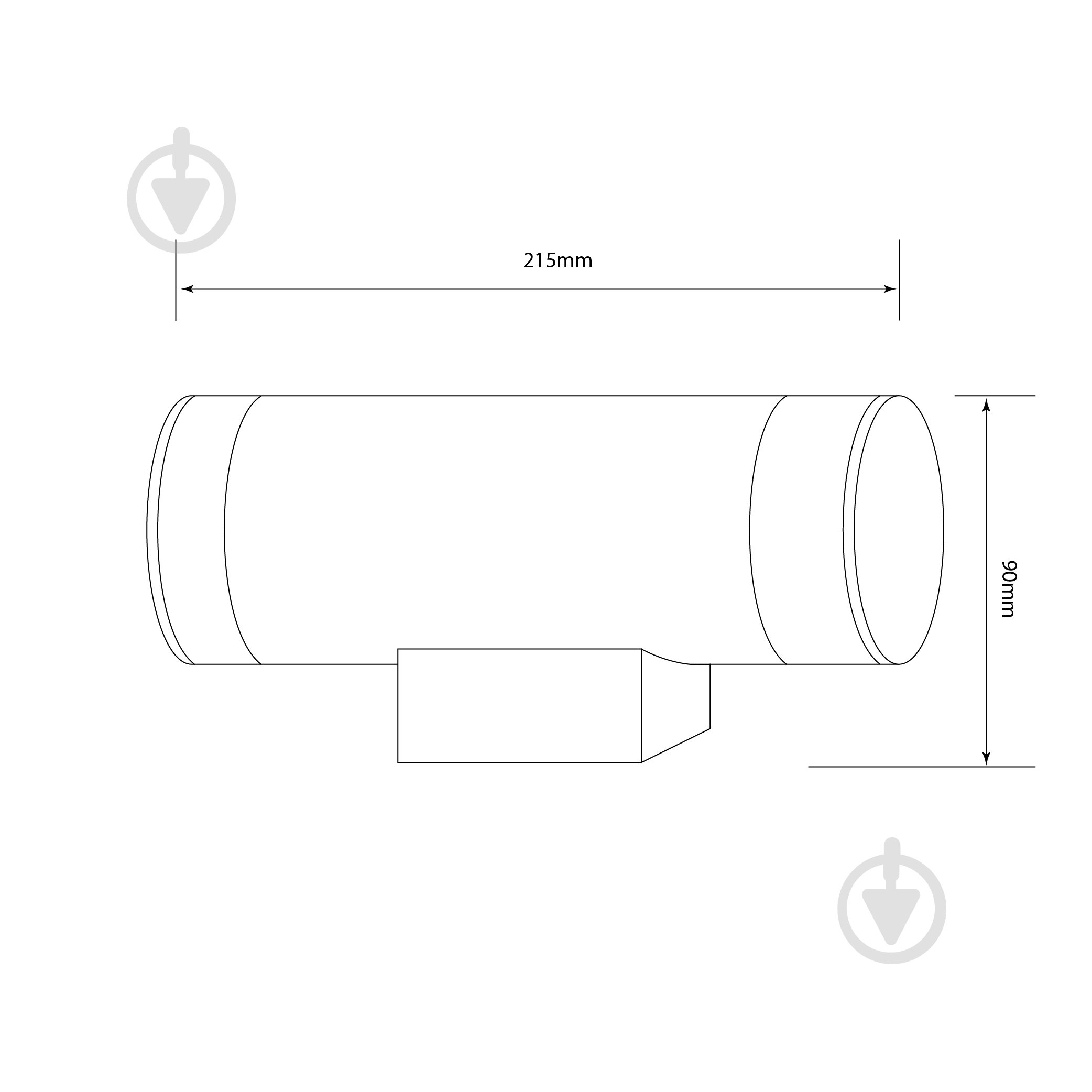Підсвітка декоративна Светкомплект WL-AS 2 2x35 Вт GU10 сатиновий нікель - фото 5