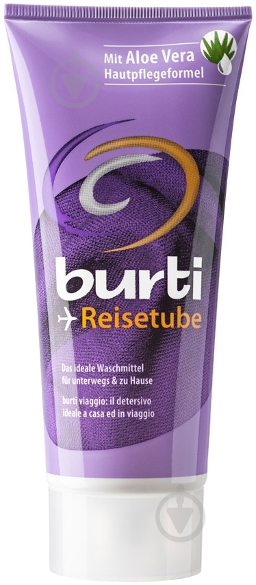 Гель для машинной и ручной стирки Burti Reisetube 0,2 л - фото 1 Гель для машинной и ручной стирки Burti Reisetube 0,2 л - фото 1