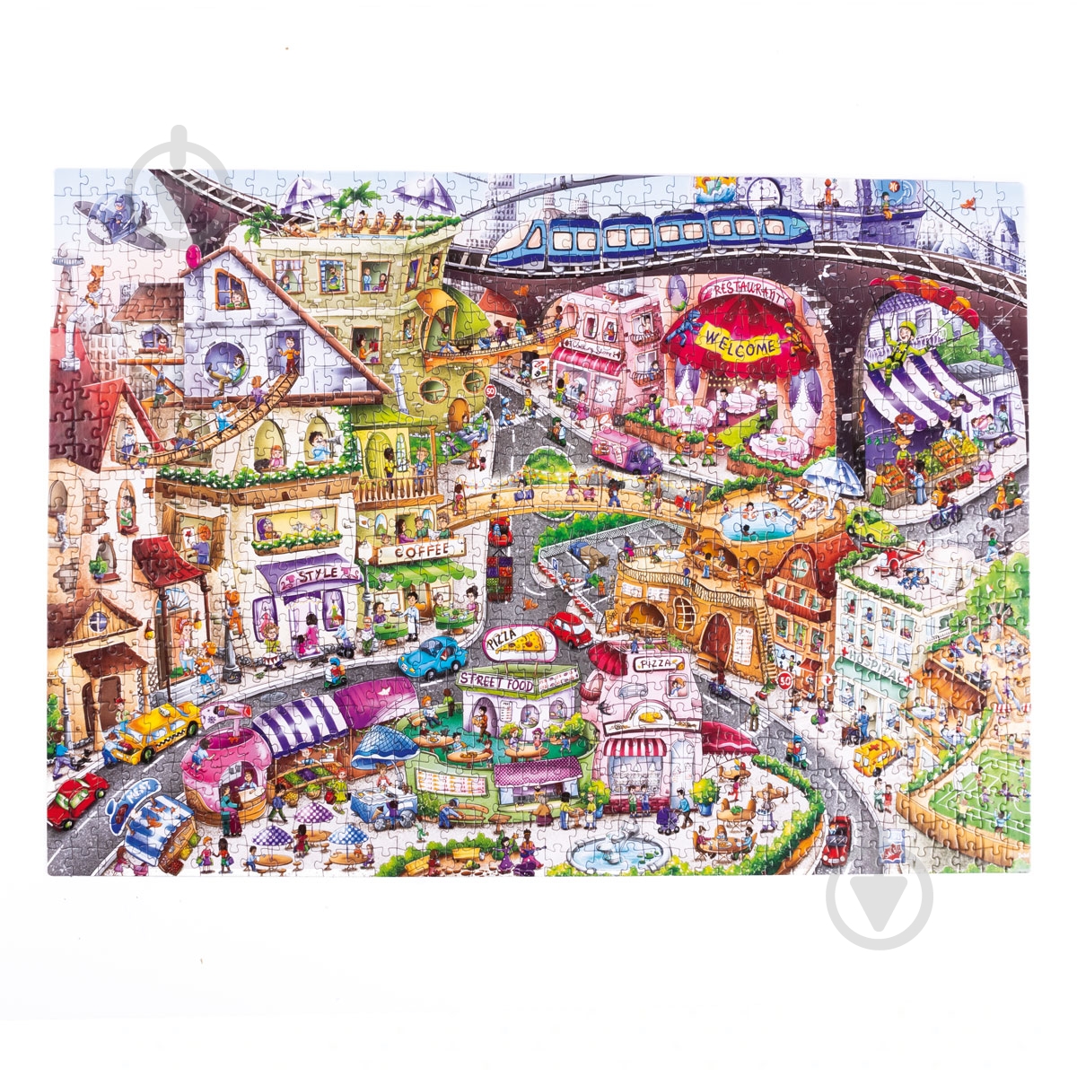 Пазлы картонные De.tail Город 1000 деталей DT1000-13 - фото 2 Пазлы картонные De.tail Город 1000 деталей DT1000-13 - фото 2