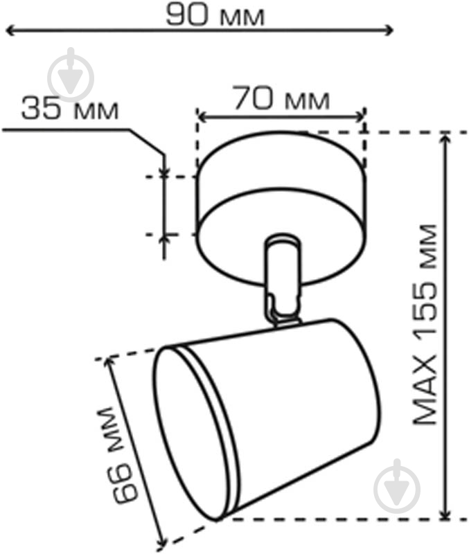 Спот Estares LED 1x5 Вт белый CLN-239 - фото 4 Спот Estares LED 1x5 Вт белый CLN-239 - фото 4