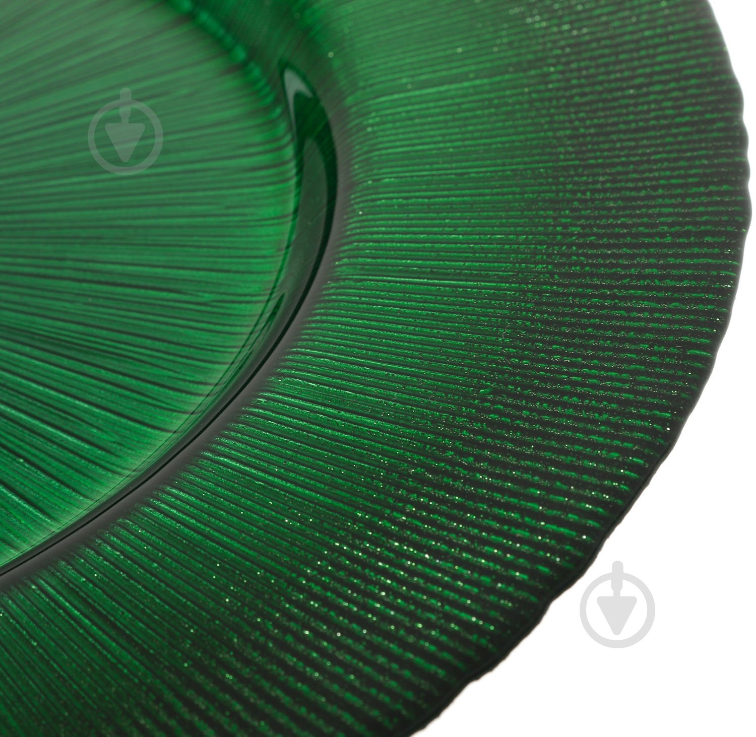 Блюдо Dekor Cam Focus 33 см зелене - фото 3