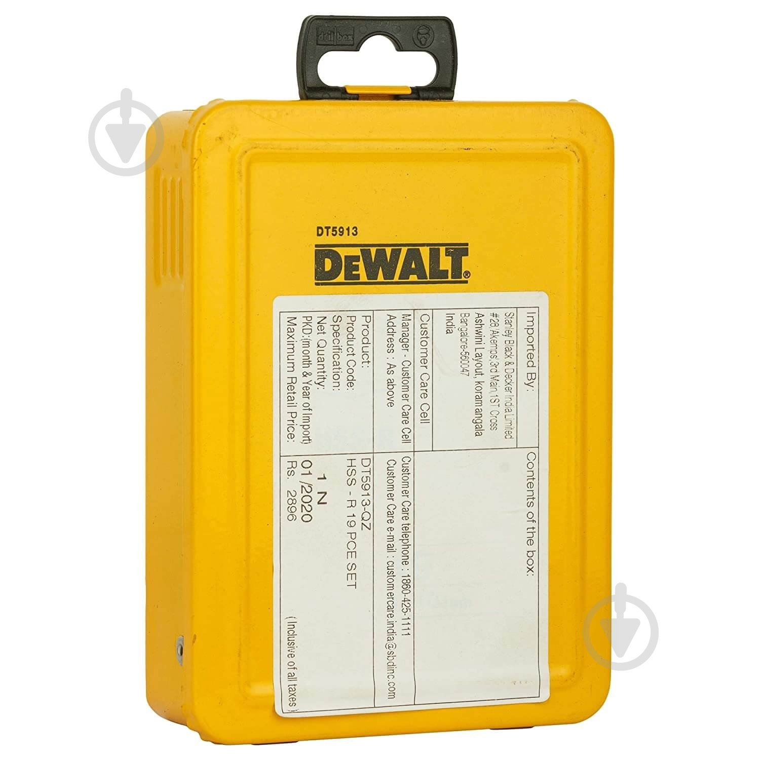 Набор сверл DeWalt DT5930 - фото 3 Набор сверл DeWalt DT5930 - фото 3