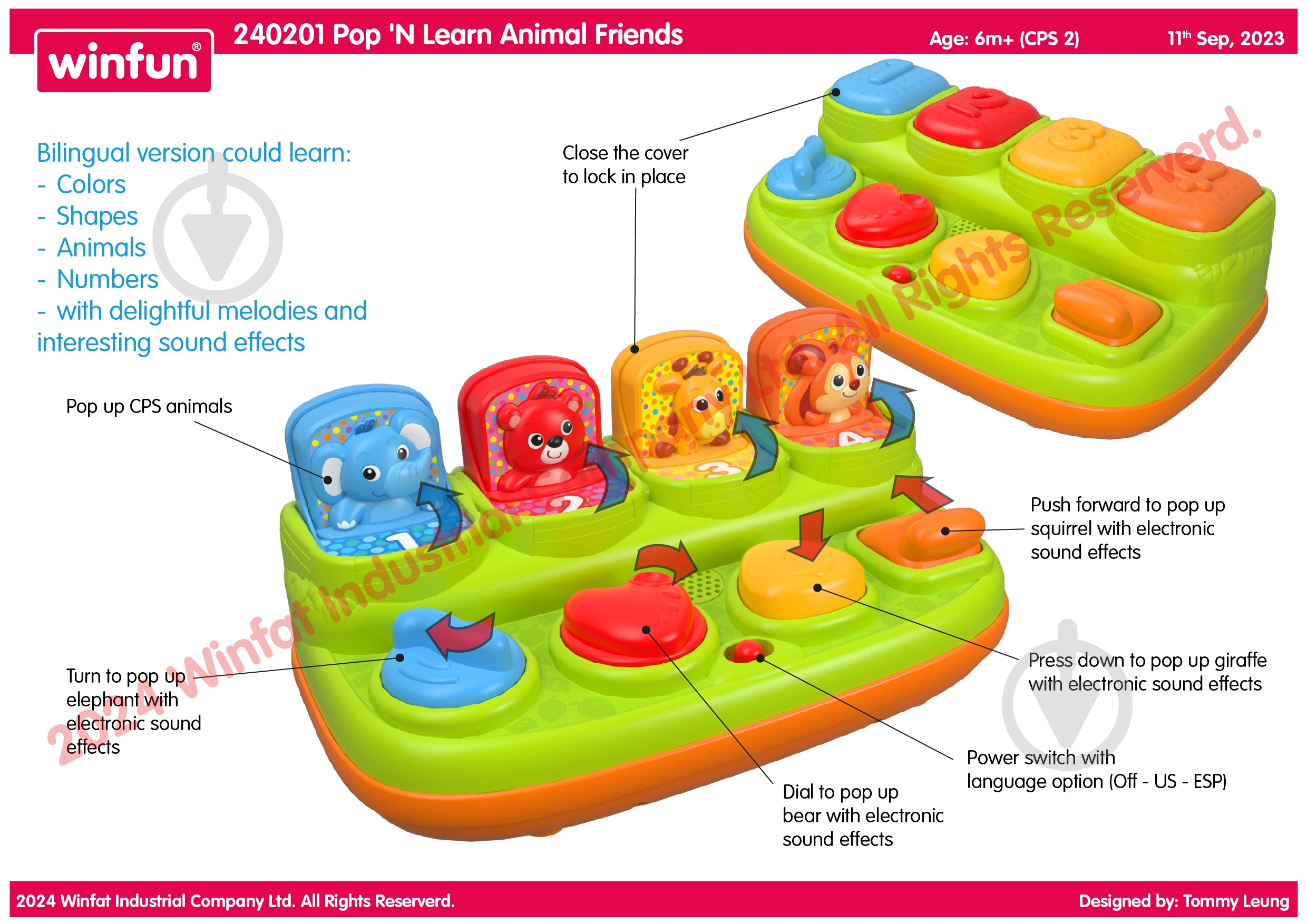 Игрушка развивающая Winfun 240201-NL - фото 1 Игрушка развивающая Winfun 240201-NL - фото 1