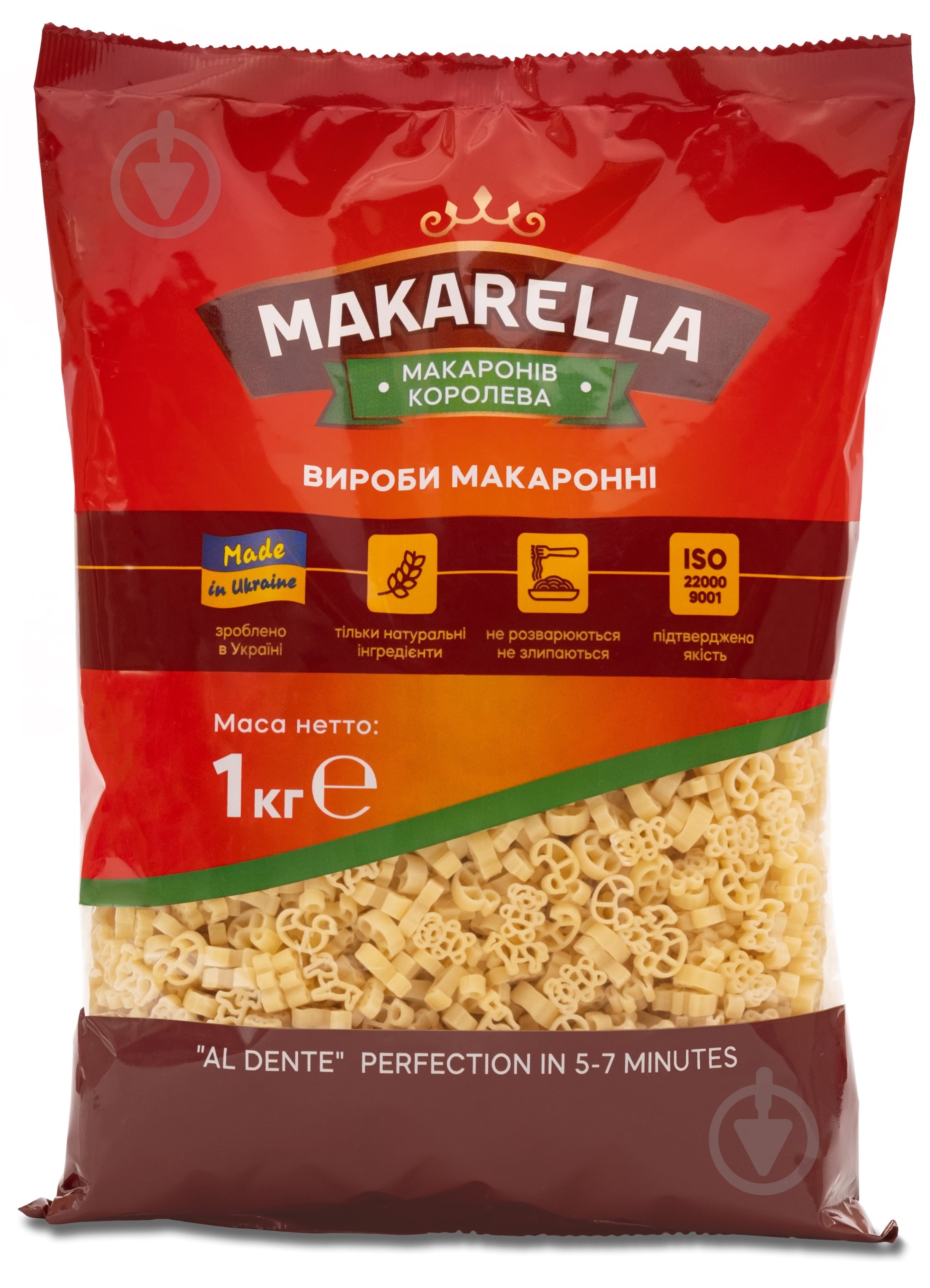Макароны Макарелла Веселые зверьки 1000 г - фото 1