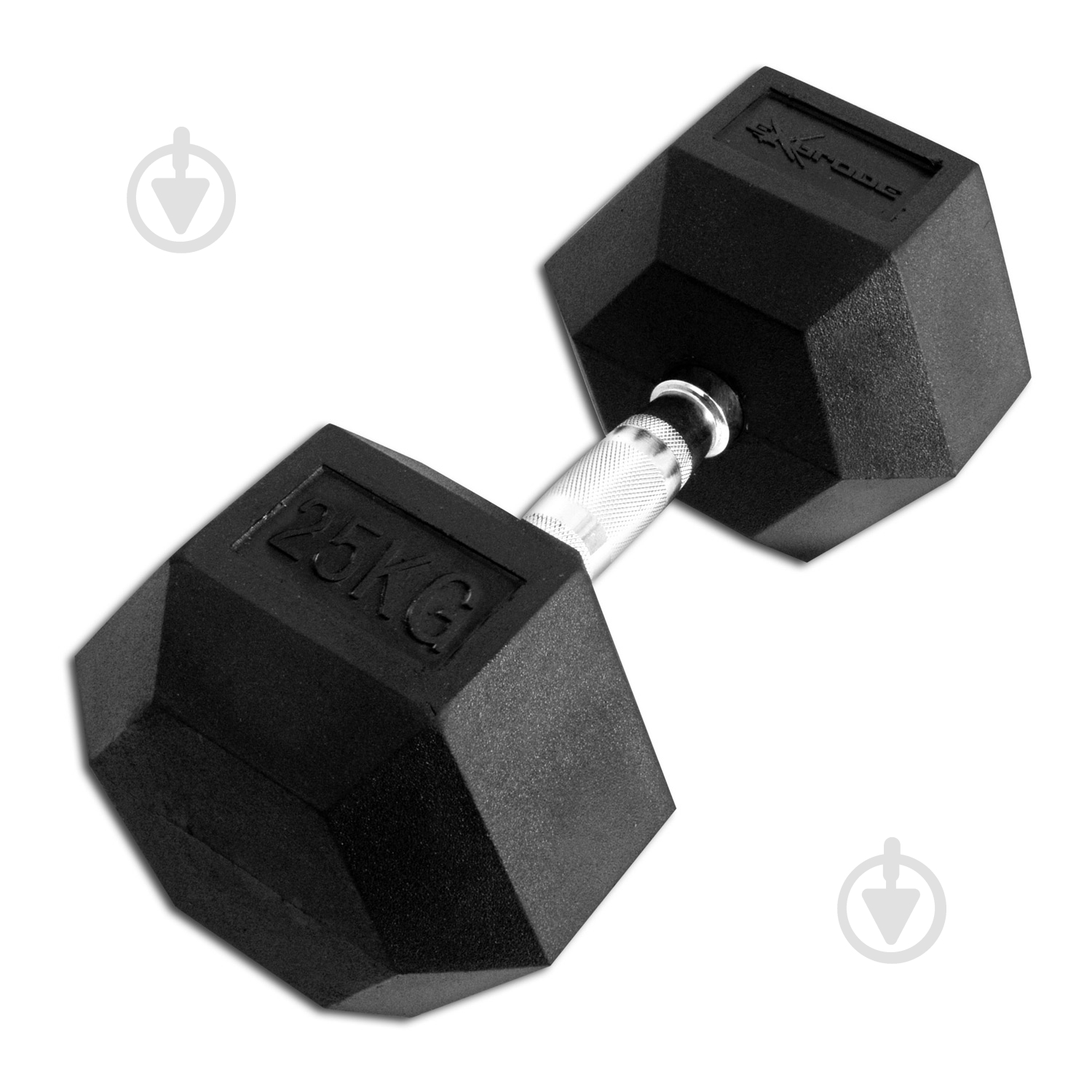 Гантель InterAtletika гексагональная обрезиненная PD-108-25 Explode 25 кг черный - фото 1 Гантель InterAtletika гексагональная обрезиненная PD-108-25 Explode 25 кг черный - фото 1