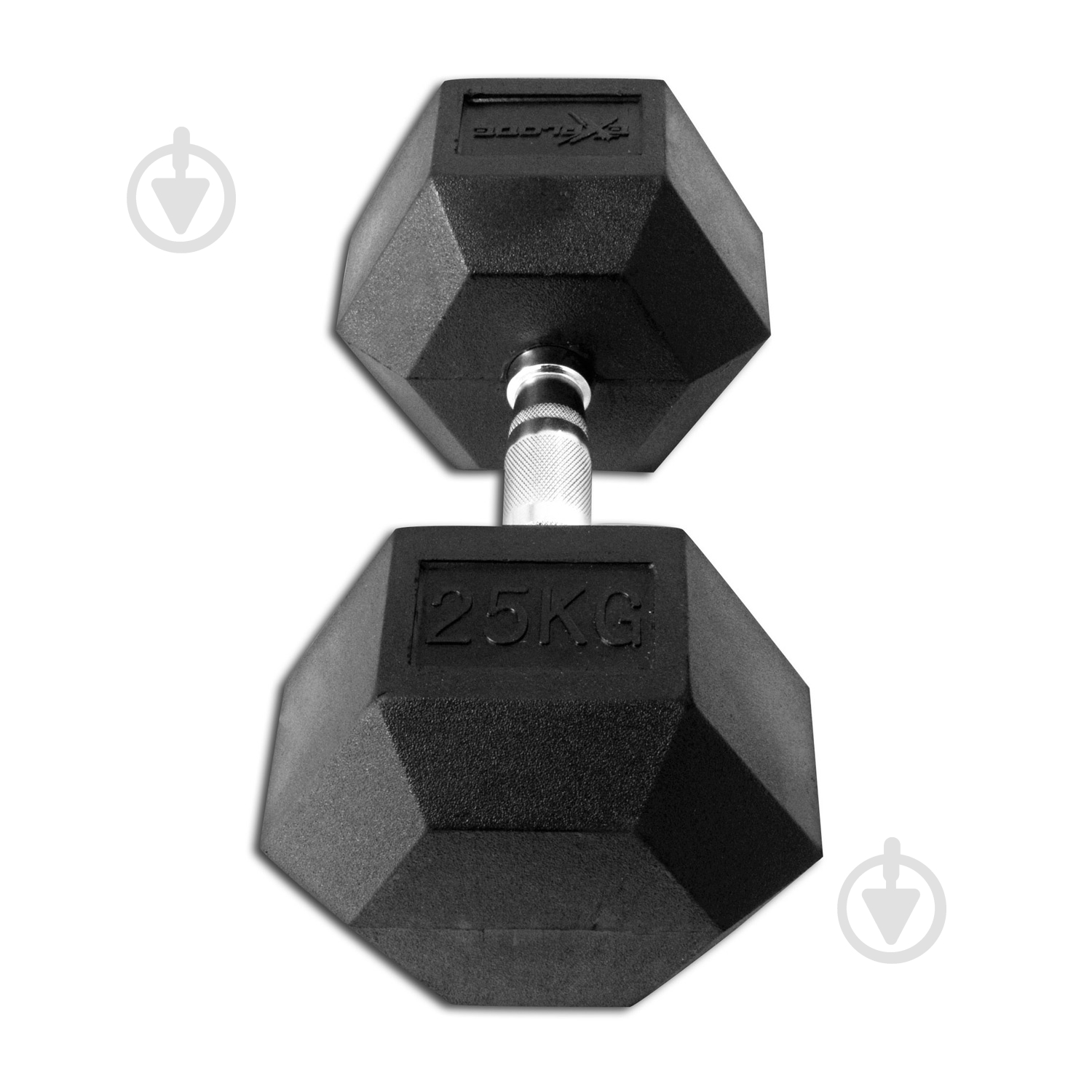 Гантель InterAtletika гексагональная обрезиненная PD-108-25 Explode 25 кг черный - фото 2 Гантель InterAtletika гексагональная обрезиненная PD-108-25 Explode 25 кг черный - фото 2