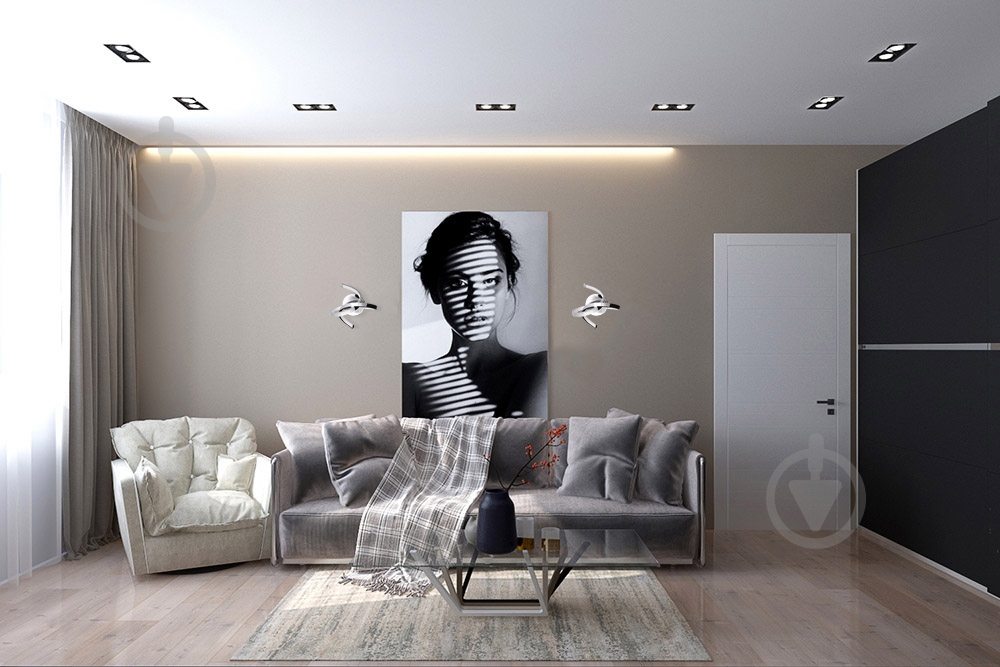 Бра Hopfen Hopfen LED 20W 20 Вт хром Plexus - фото 11