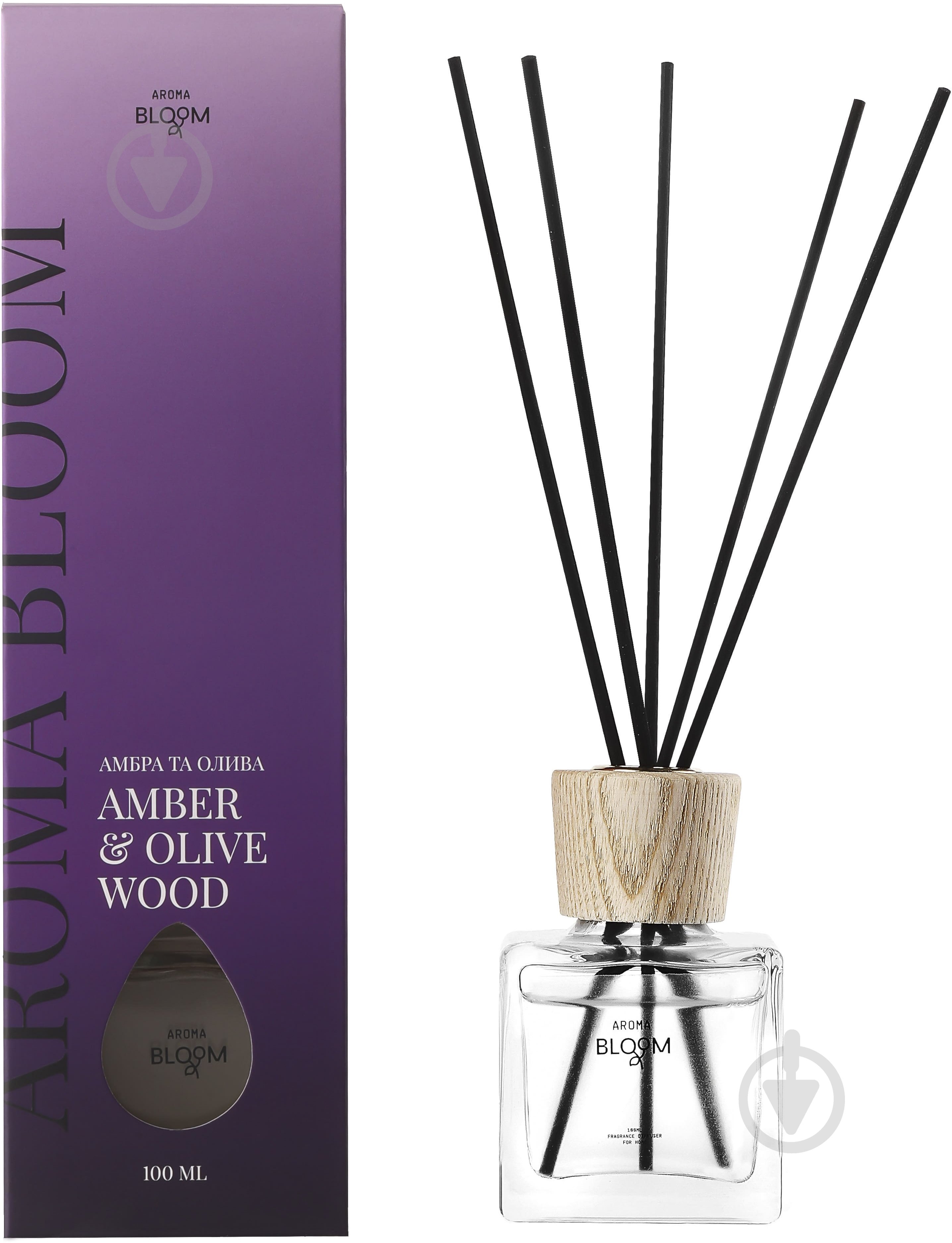Аромадифузор Bloom Amber & Olive wood 100 мл - фото 1