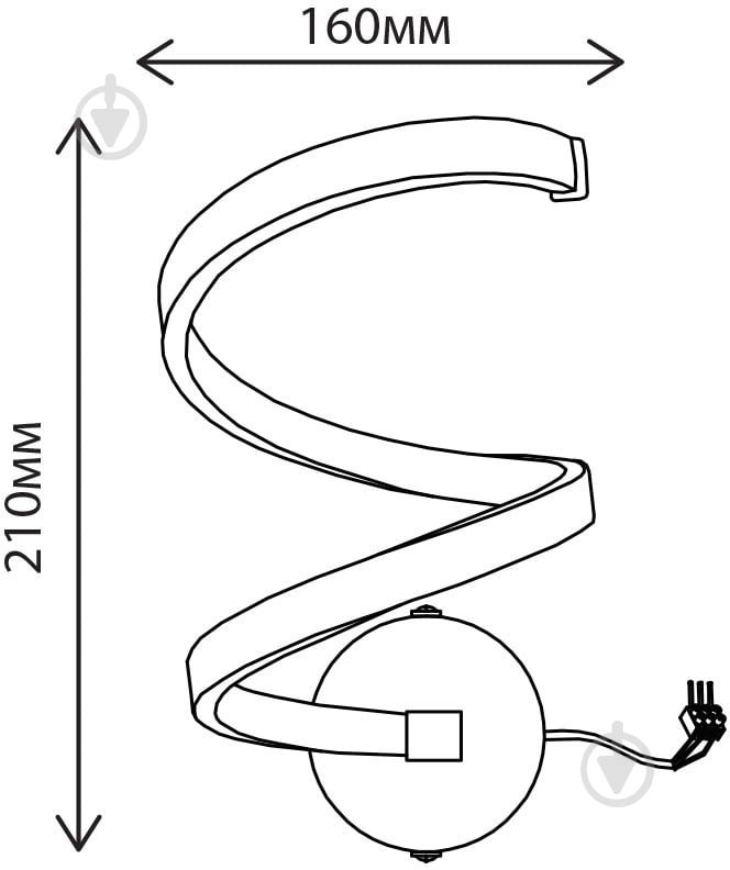 Бра Hopfen Hopfen LED 16W 16 Вт белый Speral - фото 6