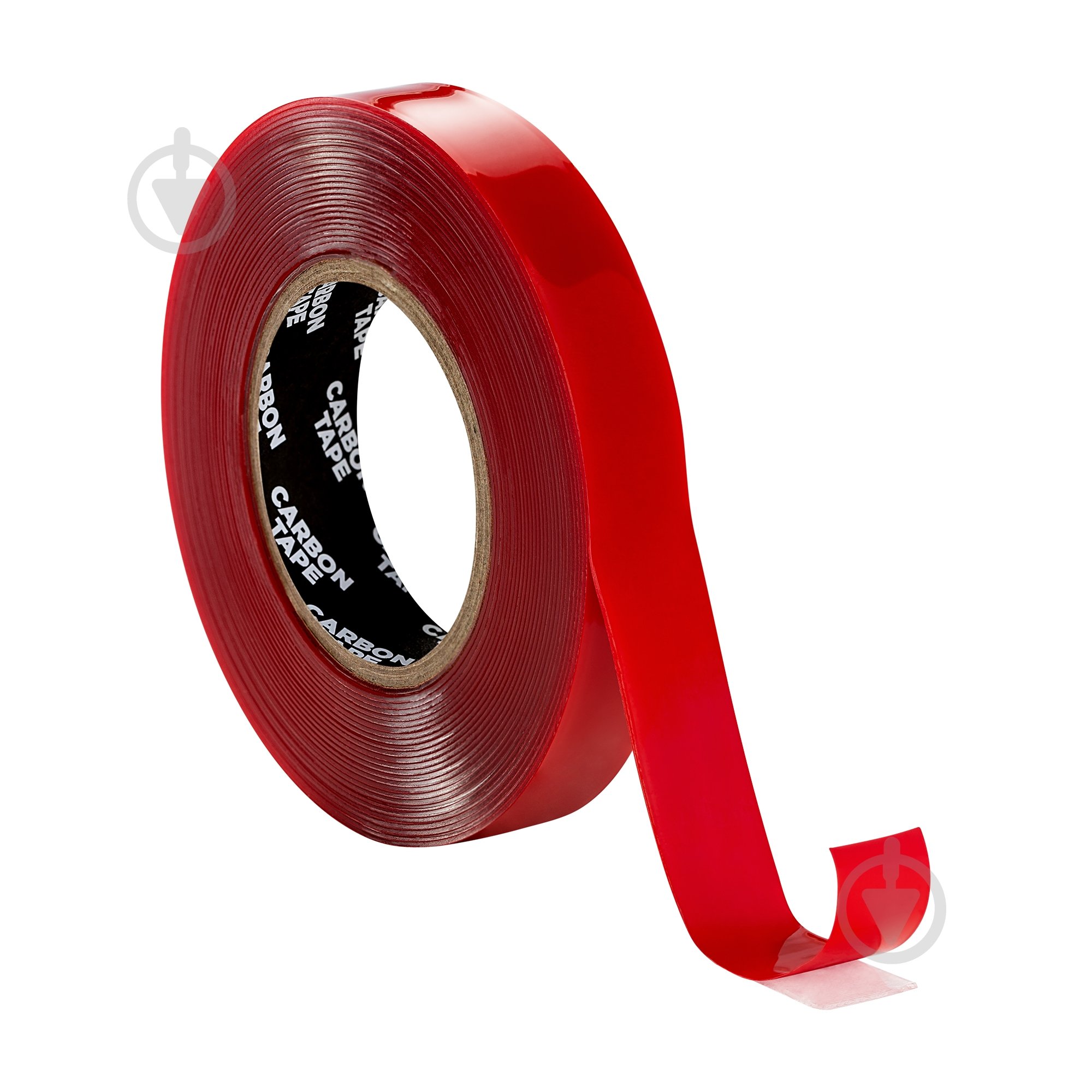 Двухсторонняя монтажная клеющая лента CARBON TAPE ULTRA FIX UF125 повышенной клейкости 12 мм х 0,5 мм х 5 м прозрачный - фото 2