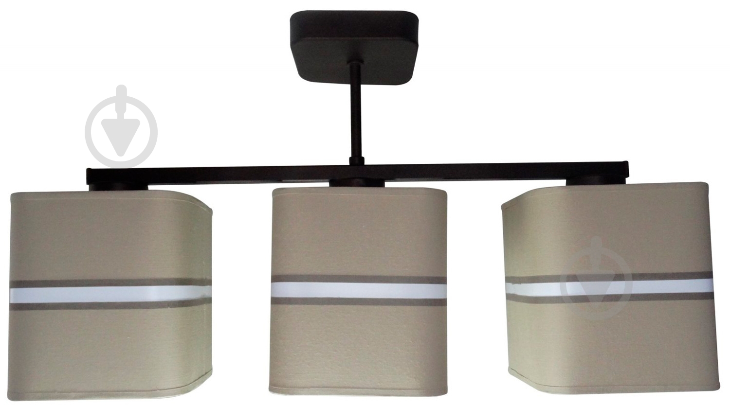 Люстра TK Lighting 166 3x60 Вт E27 венге Castro - фото 1