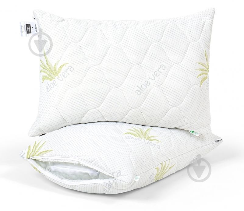 Подушка №833 Alberto Hand Made шерстяная мягкая MirSon 40x60 см белый с рисунком - фото 1