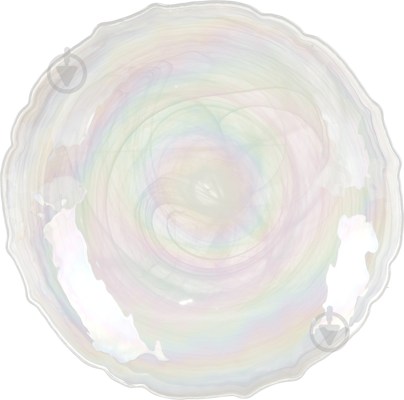 Блюдо Dekor Cam Icequeen 33 см блискучий ірис - фото 2