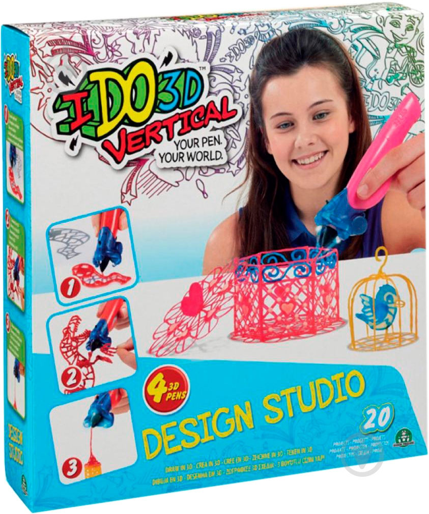 Набор для творчества IDo3D с 3D-маркером Девочки 155257 - фото 1
