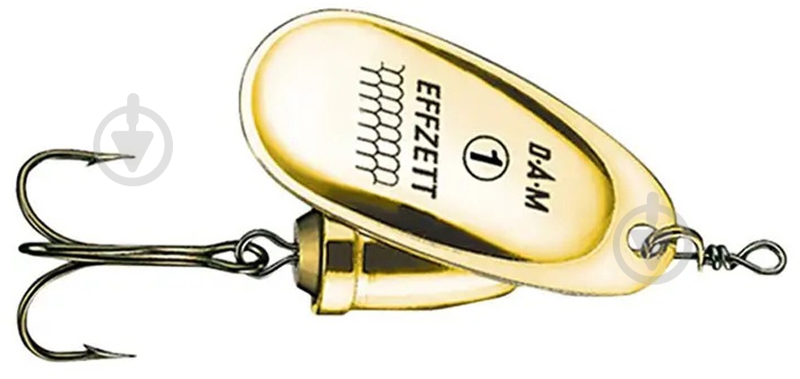 Блесна-вертушка DAM Effzett Executor 4 г gold - фото 1