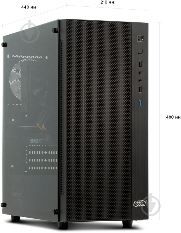 Компьютер Everest Graphic Station 8060 (8060_8020) black - фото 7 Компьютер Everest Graphic Station 8060 (8060_8020) black - фото 7