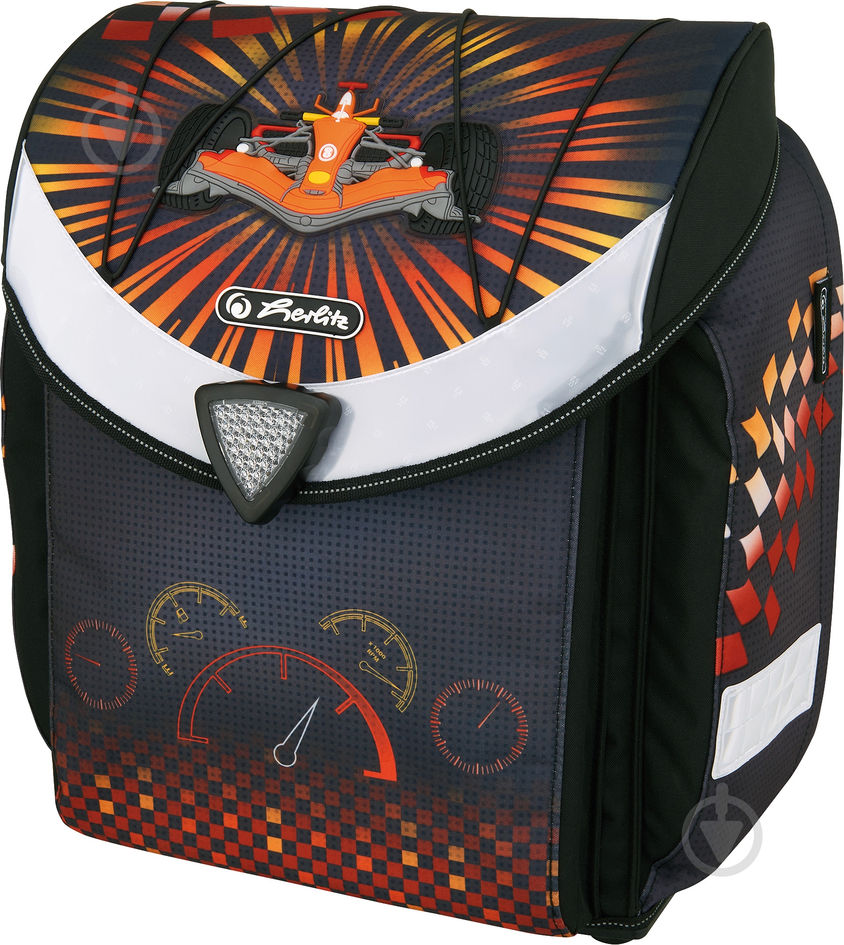 Рюкзак каркасный Herlitz Flexi Plus Formula-1 - фото 2 Рюкзак каркасный Herlitz Flexi Plus Formula-1 - фото 2