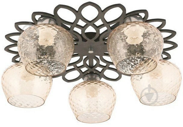 Люстра TK Lighting 615 5x60 Вт E27 венге Dalia - фото 1