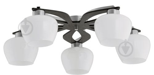 Люстра TK Lighting 172 5x60 Вт E27 хром/венге Daisy - фото 1