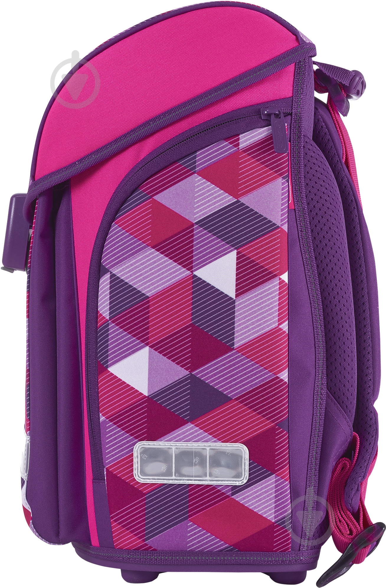 Рюкзак каркасный Herlitz Midi Plus Cubes Pink - фото 4