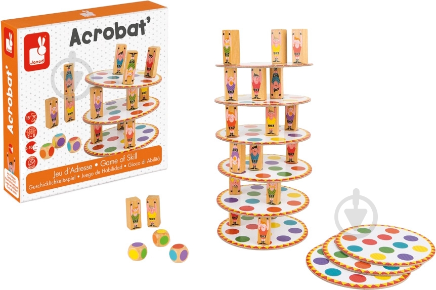Игра настольная Janod Акробат J02757 - фото 4