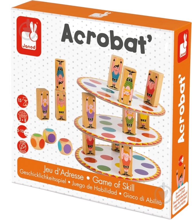 Игра настольная Janod Акробат J02757 - фото 5