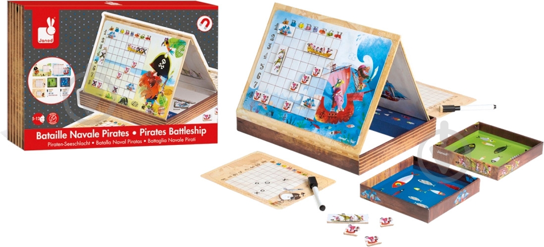 Игра настольная Janod Битва пиратов J02835 - фото 4 Игра настольная Janod Битва пиратов J02835 - фото 4