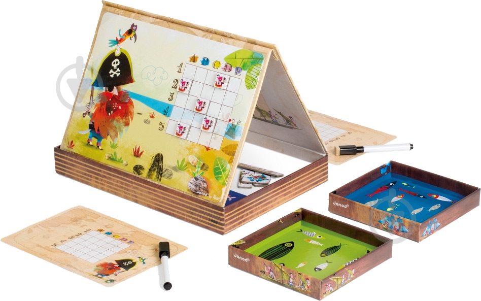 Игра настольная Janod Битва пиратов J02835 - фото 1 Игра настольная Janod Битва пиратов J02835 - фото 1