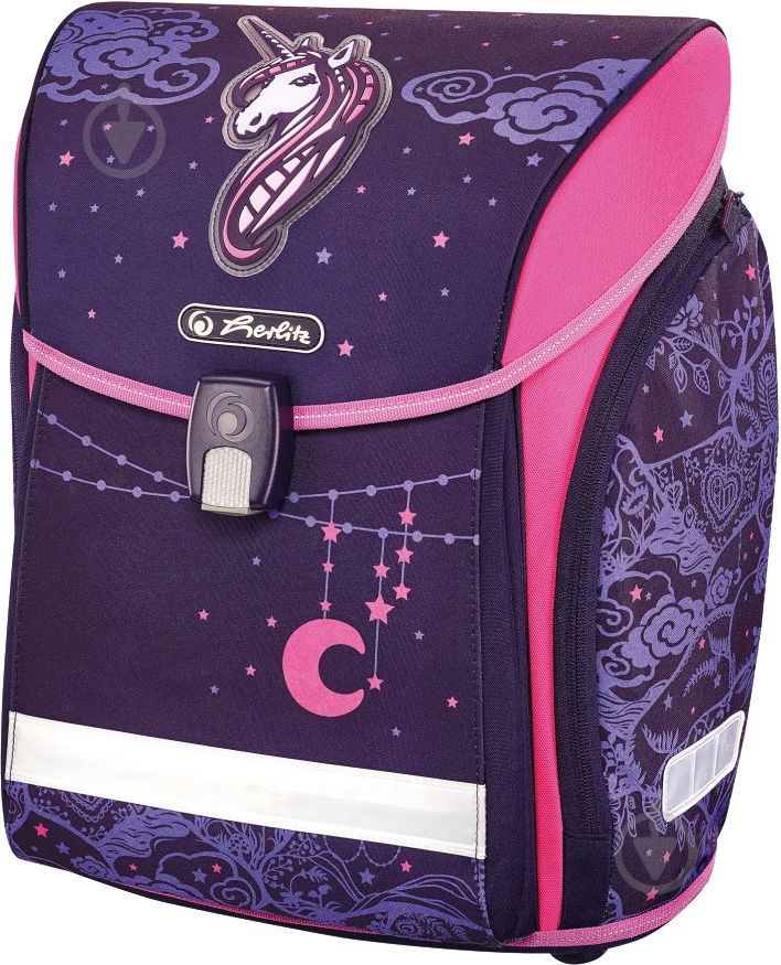 Рюкзак каркасный Herlitz Midi Unicorn Night - фото 1