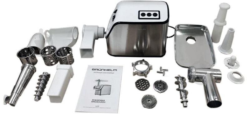 Мясорубка Grunhelm AMG2634ASSJ - фото 3 Мясорубка Grunhelm AMG2634ASSJ - фото 3